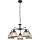 Searchlight - Hanglamp aan een ketting HIGHWORTH 5xE27/60W/230V zwart
