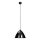 Searchlight  - Hanglamp aan een koord 1xE27/60W/230V zwart