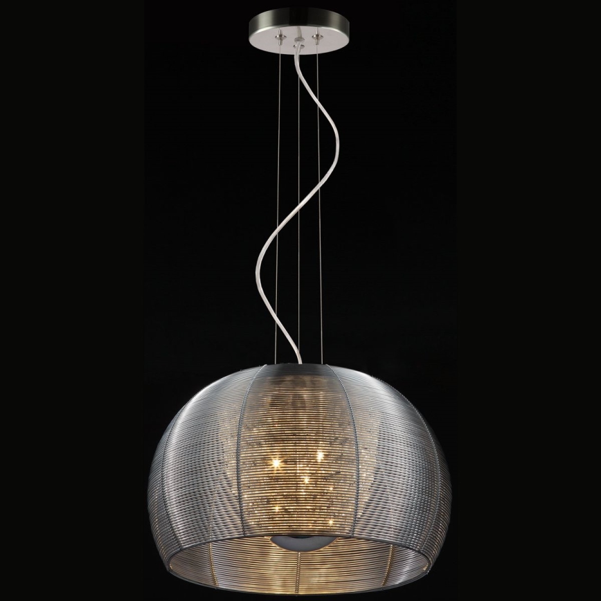 Searchlight - Hanglamp aan een koord 3xE14/40W/230V diameter 35 cm rook