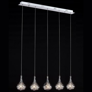 Searchlight - Hanglamp aan een koord 5xG4/20W/230V