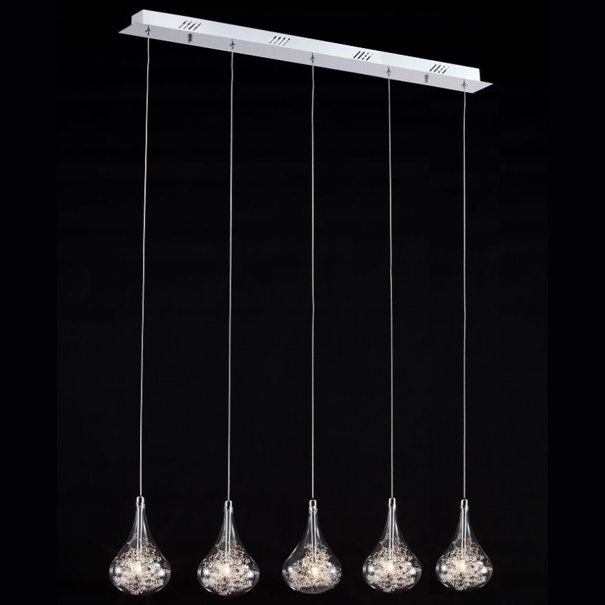 Searchlight - Hanglamp aan een koord 5xG4/20W/230V