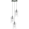 Searchlight - Hanglamp aan een koord DUO 3xE14/60W/230V mat chroom
