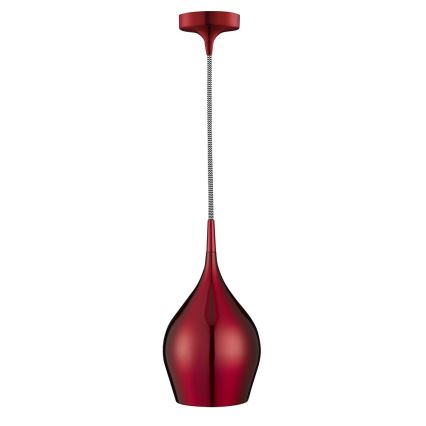 Searchlight - Hanglamp aan een koord VIBRANT 1xE14/40W/230V rood