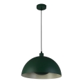 Searchlight - Hanglamp aan kabel MARS 1xE27/60W/Ø 25 cm groen