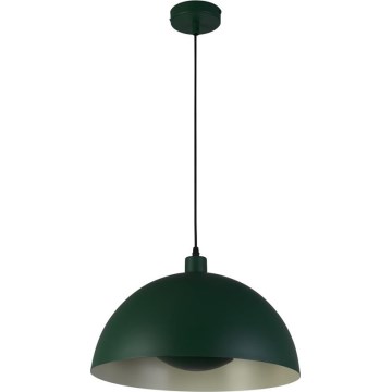 Searchlight - Hanglamp aan kabel MARS 1xE27/60W/Ø 25 cm groen