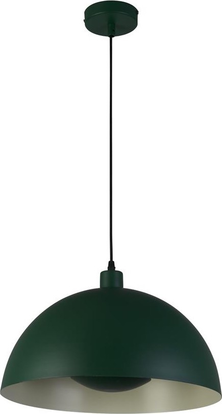 Searchlight - Hanglamp aan kabel MARS 1xE27/60W/Ø 25 cm groen