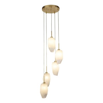 Searchlight - Hanglamp aan kabel ROCKY 5xG9/33W/230V