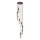 Searchlight - Hanglamp aan kabel SWEDEN 8xE27/60W/230V bruin/rookglas