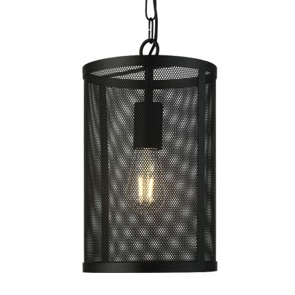 Searchlight - Hanglamp aan ketting FISHNET 1xE27/60W/230V zwart