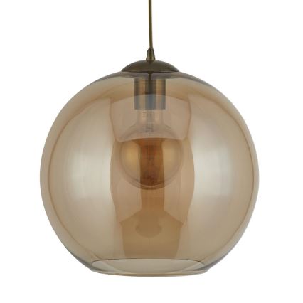 Searchlight - Hanglamp aan koord BALL 1xE27/60W/230V brons