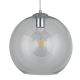 Searchlight - Hanglamp aan koord BALL 1xE27/60W/230V chroom glans