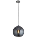 Searchlight - Hanglamp aan koord BALL 1xE27/60W/230V zwart