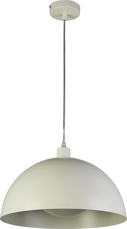 Searchlight - Hanglamp aan snoer MARS 1x E27/60W/230V Ø 25 cm crème