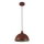 Searchlight - Hanglamp met kabel MARS 1xE27/60W/230V Ø 40 cm baksteenrood