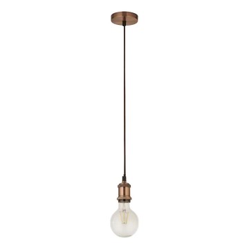Searchlight - Koperen hanglamp met kabel SUSPENSION 1xE27/60W/230V