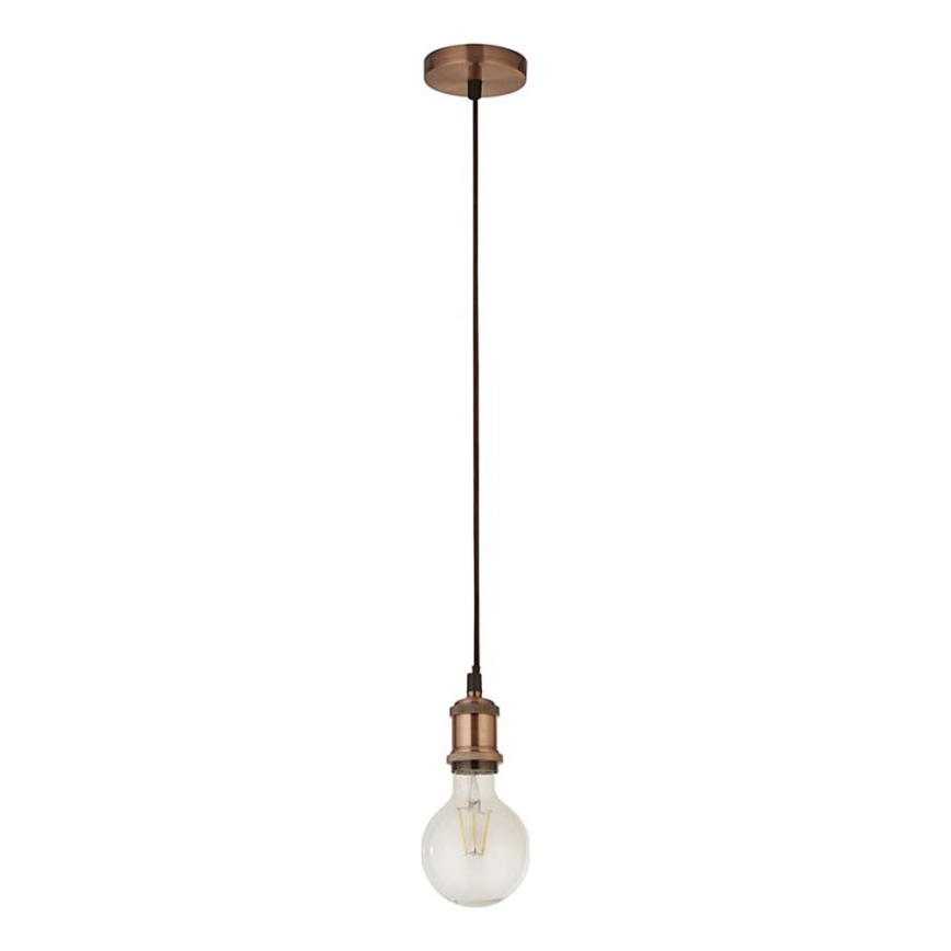 Searchlight - Koperen hanglamp met kabel SUSPENSION 1xE27/60W/230V