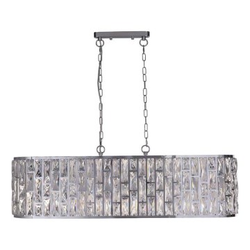 Searchlight - Kroonluchter met ketting BIJOU 8xE14/40W/230V