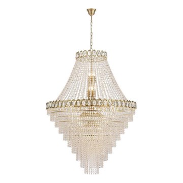 Searchlight - Kroonluchter met ketting LOUIS PHILLIPE 28xE14/60W/230V