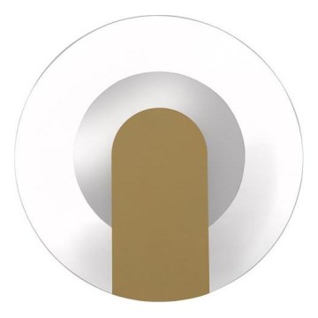 Searchlight - LED Wandlamp TARGET LED/7W/230V goudkleurig