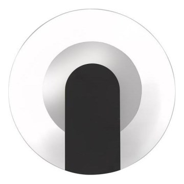 Searchlight - LED-wandlamp TARGET LED/7W/230V zwart