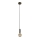 Searchlight - Pendel aan kabel SUSPENSION 1xE27/60W/230V messing
