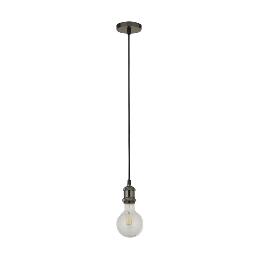 Searchlight - Pendellamp met kabel SUSPENSION 1xE27/60W/230V antraciet