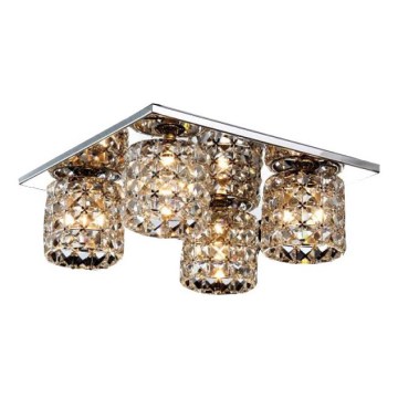 Searchlight - Plafondlamp 4xG9/40W/230V glanzend chroom