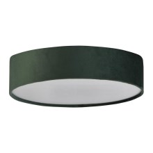 Searchlight - Plafondlamp DRUM PLEAT 2xE27/60W/230V groen