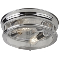 Searchlight - Plafondlamp EDINBURGH I 2xE27/40W/230V chroom