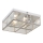 Searchlight - Plafondlamp FLUSH 2xE14/40W/230V glanzend chroom