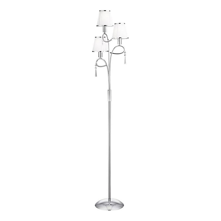 Searchlight - Staande Lamp SIMPLICITY 3xE14/60W/230V glanzend chroom
