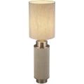 Searchlight - Tafellamp FLASK 1xE27/60W/230V beige