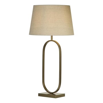 Searchlight - Tafellamp MODISH 1xE27/60W/230V crème