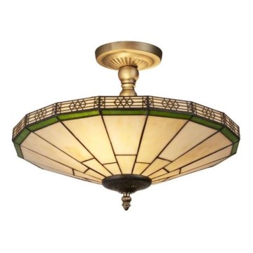 Searchlight - Tiffany opbouwlamp NEW YORK 2xE14/40W/230V