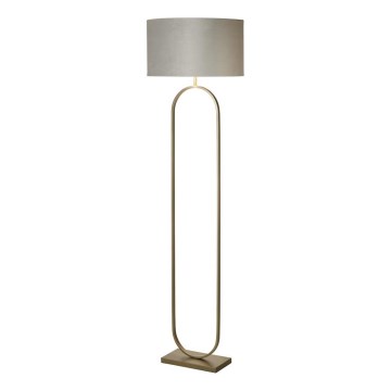 Searchlight - Vloerlamp MODISH 1xE27/60W/230V grijs