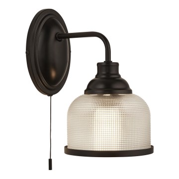 Searchlight - Wandlamp BISTRO 1xE27/60W/230V zwart