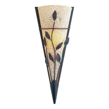 Searchlight - Wandlamp WALL 1xR7s/80W/230V messing