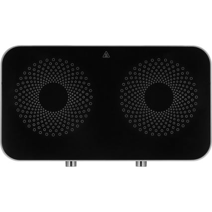 Sencor - Keramische kookplaat met twee kookzones en LCD-display 3500W/230V