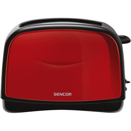 Sencor - Broodrooster met 2 gaten 850W/230V rood