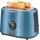 Sencor - Broodrooster met twee sleuven en opzetrooster 1000W/230V blauw