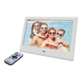 Sencor - Digitale fotolijst 7 met luidspreker, 230V, wit + afstandsbediening