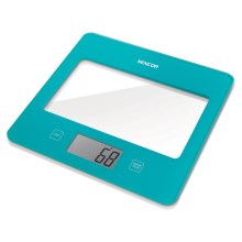Sencor - Digitale keukenweegschaal 1xCR2032 turquoise