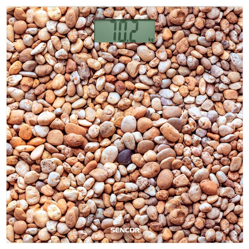 Sencor - Digitale Weegschaal voor Personen met LCD display 1xCR2032