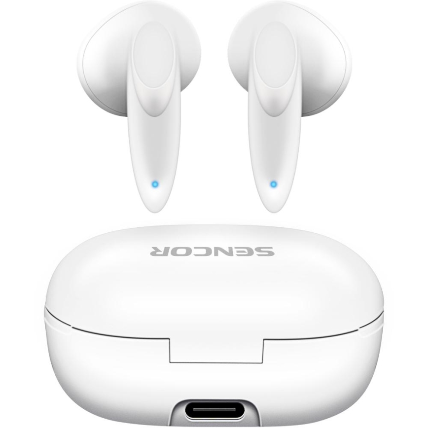 Sencor - Draadloos earphones IPX4 wit