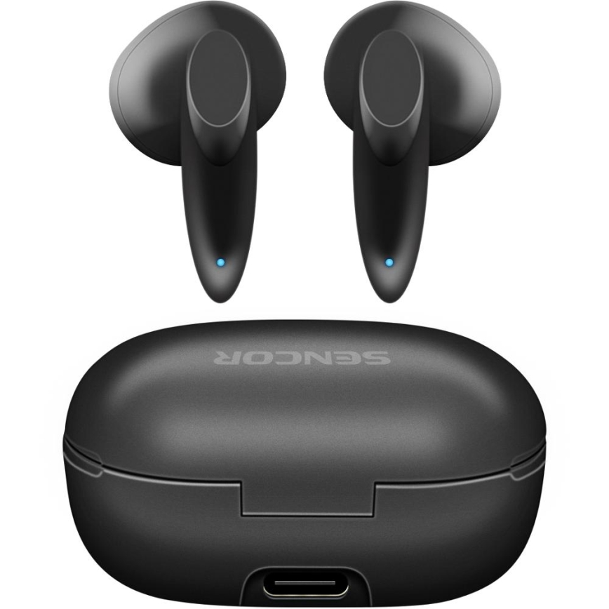 Sencor - Draadloos earphones IPX4 zwart
