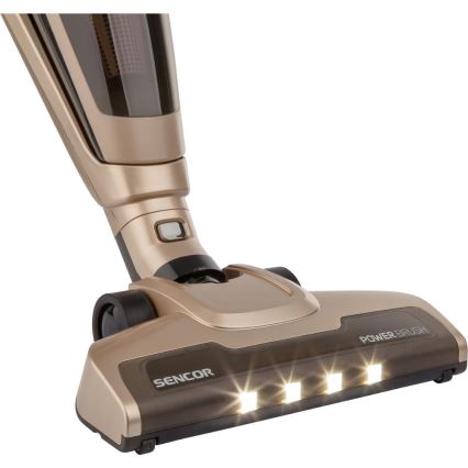 Sencor - Draadloze 2-in-1 steelstofzuiger 100W/2000 mAh beige