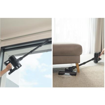 Sencor - Draadloze 2-in-1 steelstofzuiger 200W/2600 mAh zwart