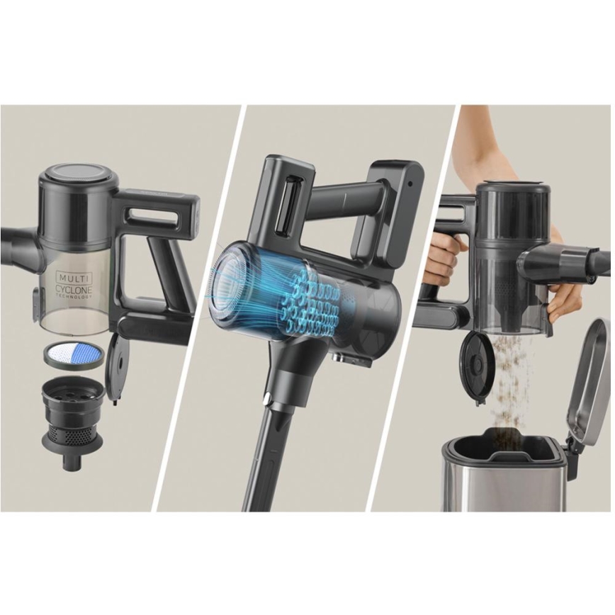 Sencor - Draadloze 2-in-1 steelstofzuiger 200W/2600 mAh zwart