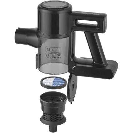 Sencor - Draadloze 2-in-1 steelstofzuiger 200W/2600 mAh zwart