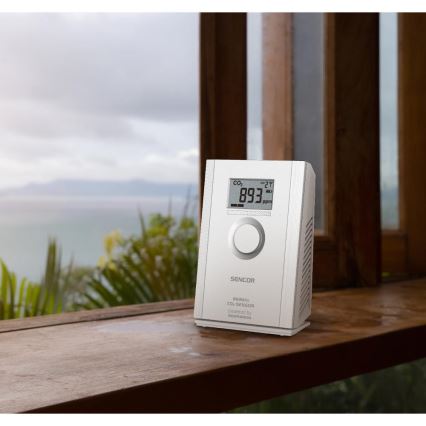 Sencor - Draadloze CO2-sensor 5V/3xAA 2000 mAh